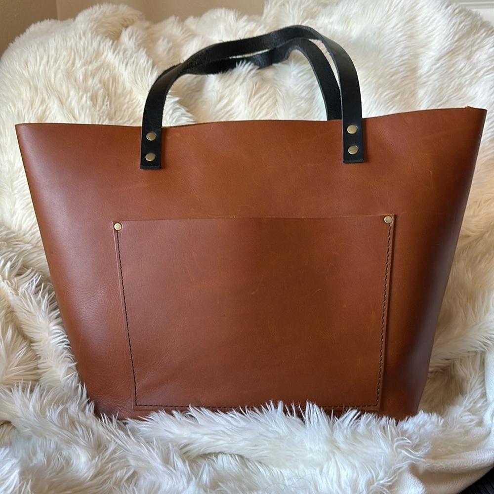 Large Honey Portland Leather Good Classic Tote